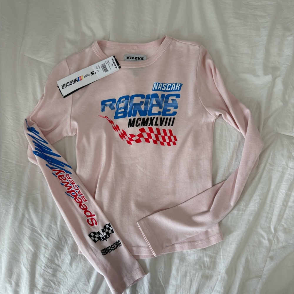 NWT Tilly’s NASCAR long sleeve tee